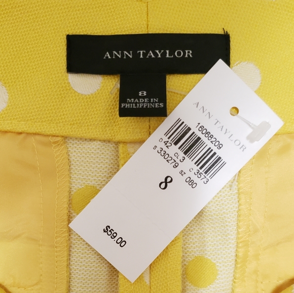 NWT Ann Taylor polka dot shorts - Picture 7 of 9